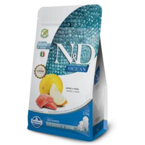 N&D OCEAN PERRO ADULTO RAZA MEDIANA/GRANDE – Salmón y Melón