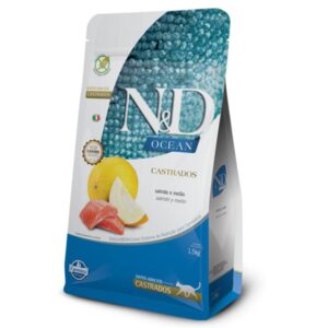 N&D OCEAN GATO ADULTO CASTRADO – Salmón y Melón