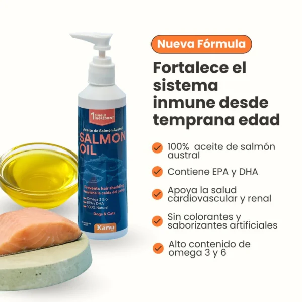 KANU PET - Aceite de Salmón (240 ML) - Image 4