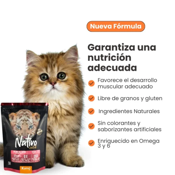 KANU Nativo Wild Gatos Cachorros (2.5 Kg) - Image 3