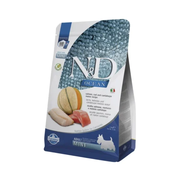 N&D OCEAN PERRO ADULTO MINI – Salmón y Melón