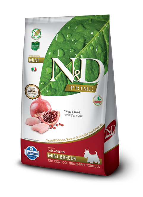 N&D PRIME PERRO ADULTO MINI - Pollo y Granada