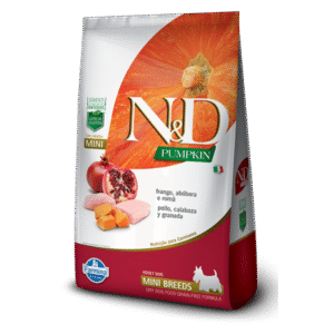 N&D PUMPKIN PERRO ADULTO RAZA MINI – Pollo, Calabaza y Granada