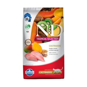 N&D TROPICAL GATO ADULTO CASTRADO - Pollo & Frutas Tropicales