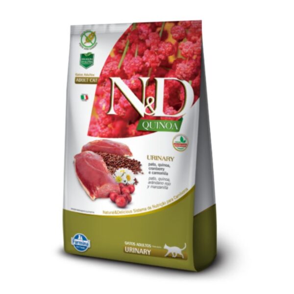N&D QUINOA URINARY GATO ADULTO - Pato