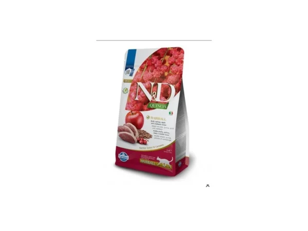 N&D QUINOA HAIRBALL GATO ADULTO - Pato
