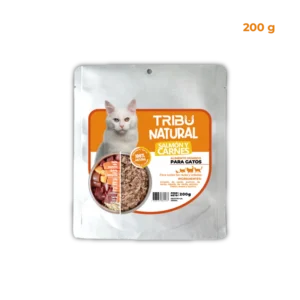TRIBU GATOS -  Salmón y Carnes (200g)