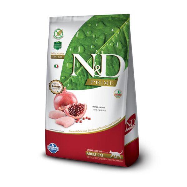 N&D PRIME GATO ADULTO - Pollo y Granada