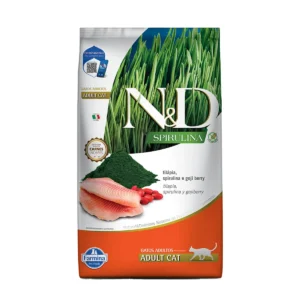 N&D SPIRULINA GATOS - Tilapia, Espirulina y Baya de Goji