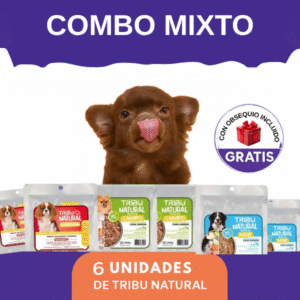 Combo Mixto - 6 TRIBU Perros (200g) + Obsequio Incluido