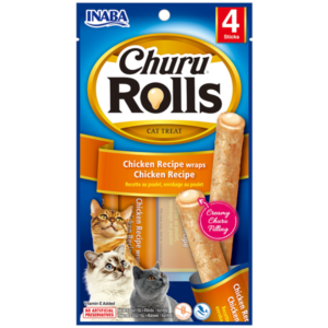 CHURU - Rolls snack para gatos  (4 unidades)