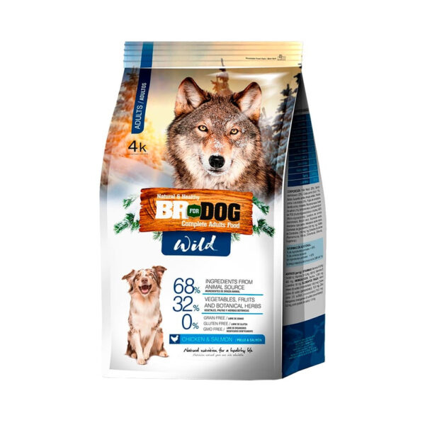 BR For Dog Wild Adultos – Pollo y Salmón (2 kg / 4 kg)